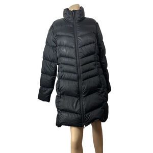 Mountain Hardwear Black Size Large Downtown Coat Parka Down Filled Fleece Lined